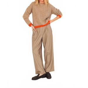 NEW INDI & COLD long sleeve knitted sweater in beige